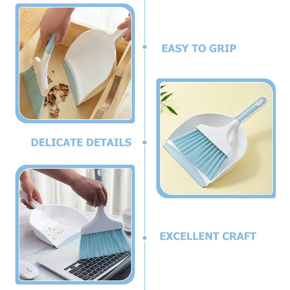 

1Set Mini Broom Dustpan Set Small Desktop Keyboard Cleaner Detailing Brush Car Vent Air Dust Cleaning Tool Keyboard