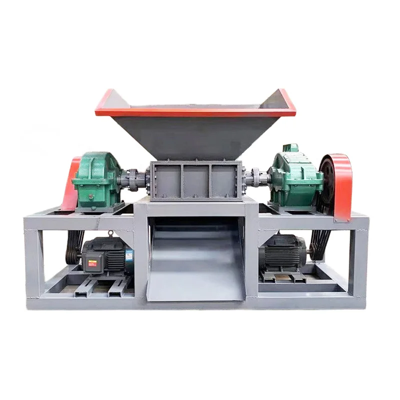 Widely Used Achieve Strong Crushing Cabbage Shredder Double Shaft Shredder Scrap metal recycling machine