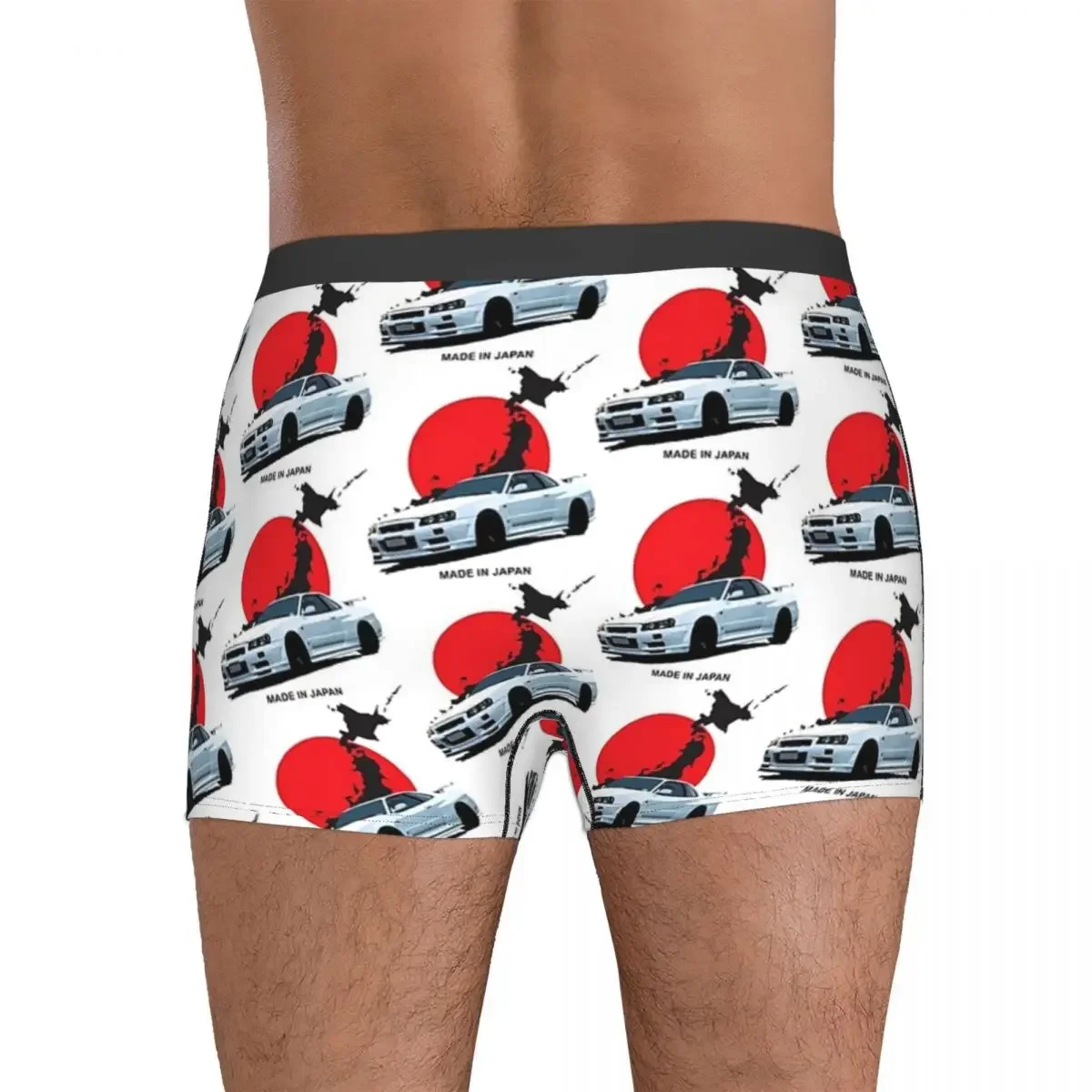 Boxer Unterhose Shorts Skyline R34 GTR Japan Höschen Männer lüften Unterwäsche für Homme Mann Freund Geschenk