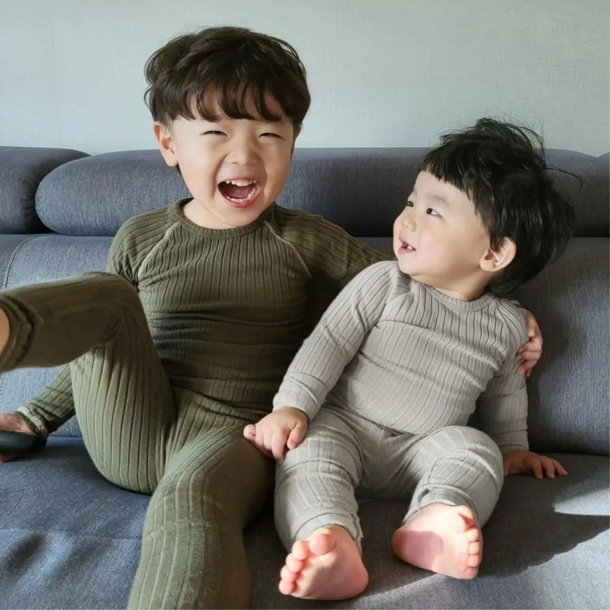 0-3T Newborn Kid Baby Boy Girl 2pcs Clothes Set Long Sleeve T Shirt Top Pant Suit Casual Plain Pajamas Two Piece Set Homewear