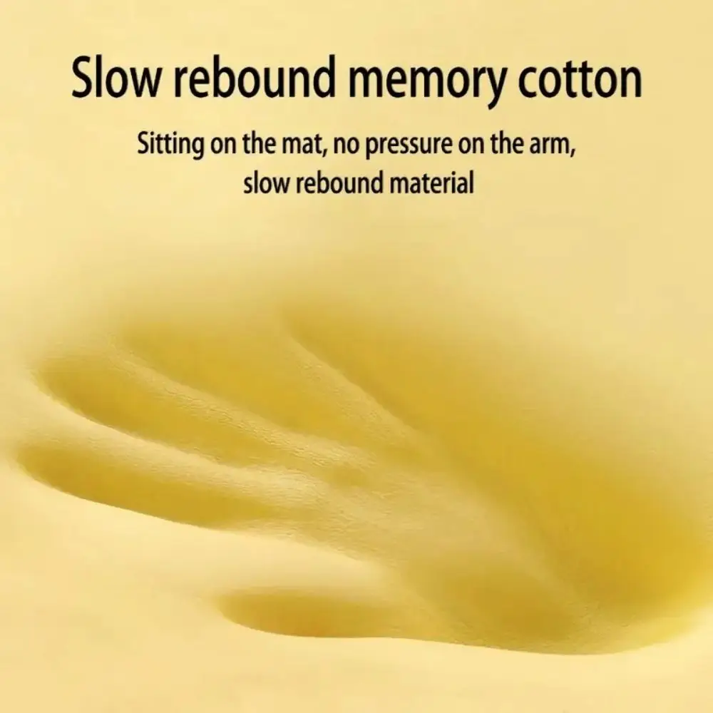 4cm Thick Seat Cushion Memory Foam Ultra Soft Office Chair Pad Rebound Breathable Waist Cushion