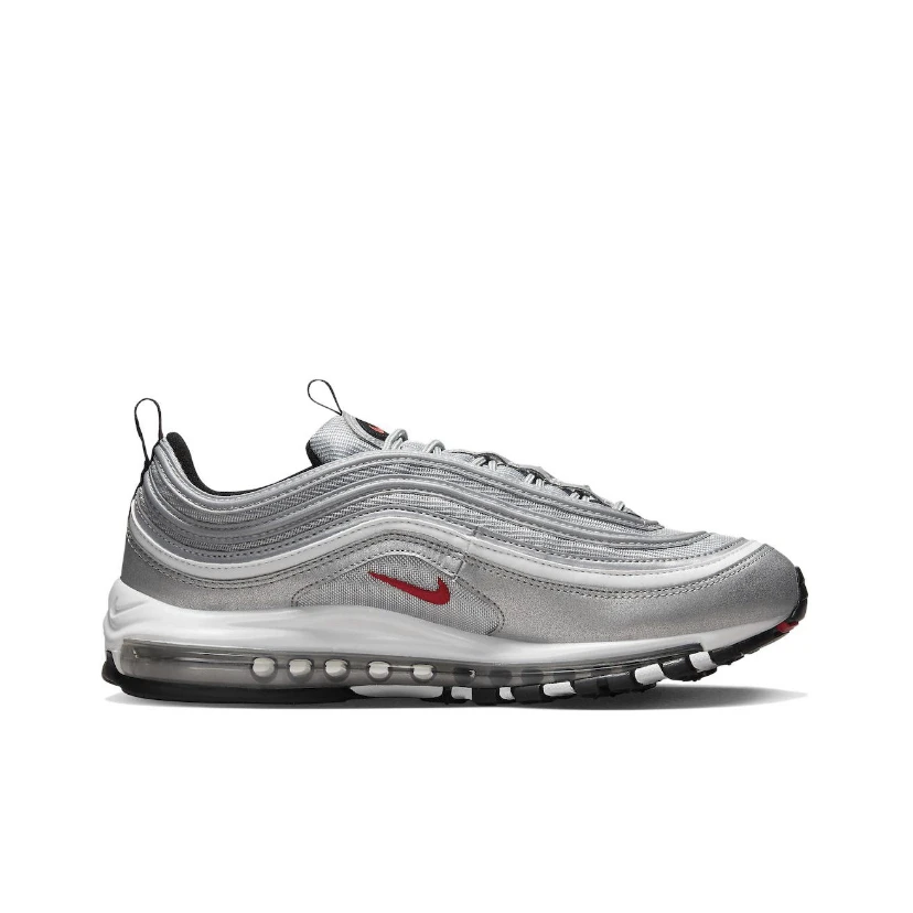 Nike Air Max 97 Running Shoes for Men and Women Silver Vintage Classic Wear-resistant Unisex