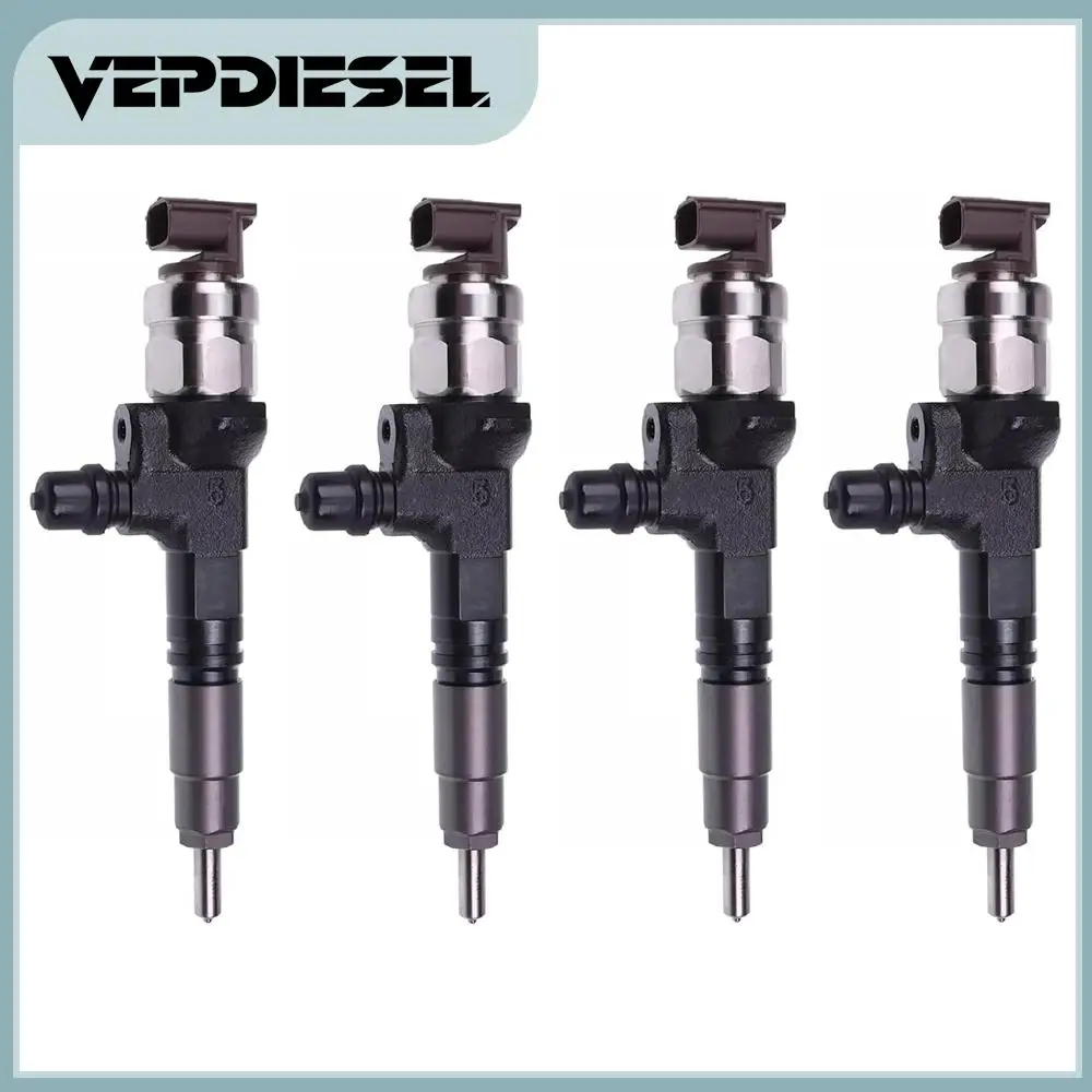 

4 шт. 1J705-53052 1J705-53051 форсунки дизельного топлива для двигателя Denso Kubota V2607 SB65P SV65PC с бортовым поворотом KX080-4 KX080-4S гусеница
