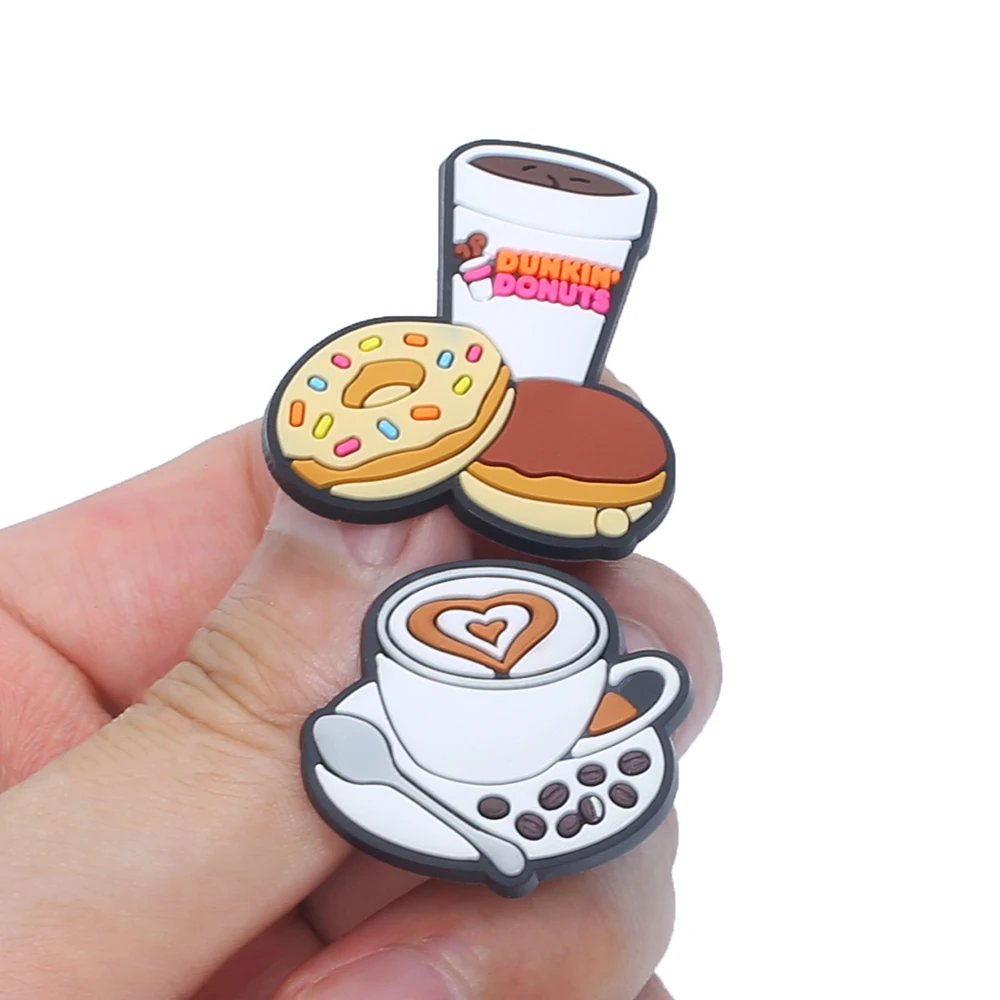 Doughnut series Shoe Decoration Designer for Shoe Charms Accessories for Classic Clog Kids Gifts