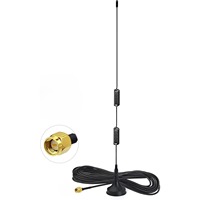 1090MHz ADS-B Receiver Antenna 6dBi Magnetic Base for Aviation RTL SDR Software Defined Radio USB Stick Dongle Tuner Receive