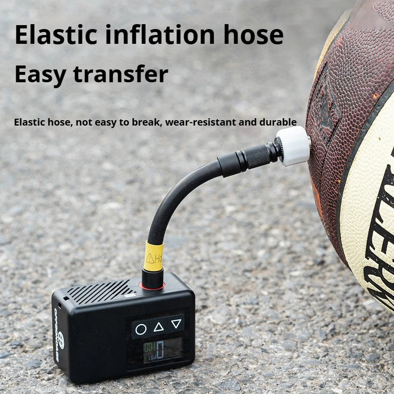 Offfbondage-bomba elétrica portátil de ar para bicicleta, mini compressor, rápida, recarregável, digital, 120 psi