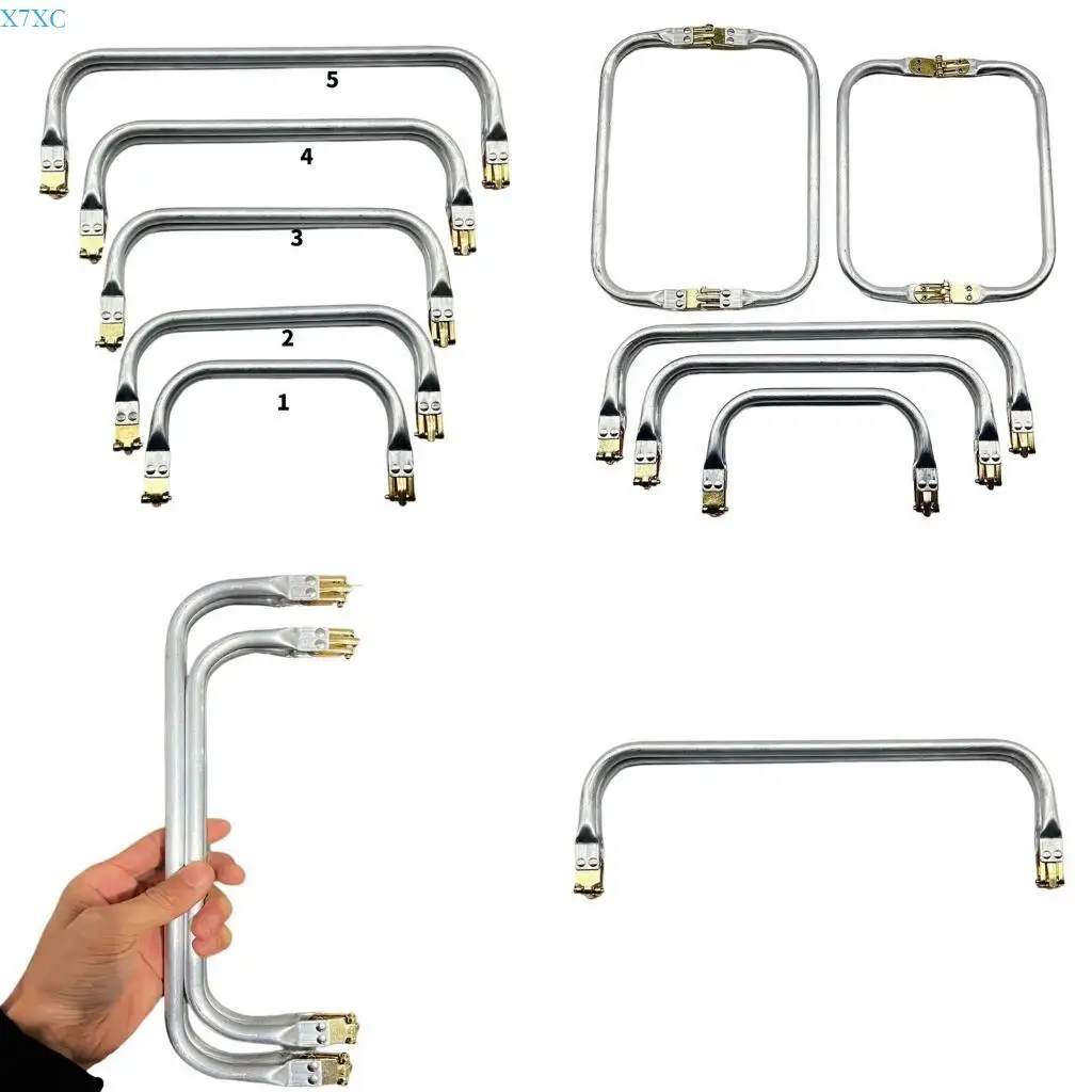 

X7XC 1PC 16-30cm Aluminum Bag Frame Convenient Bag Accesories for DIY Enthusiasts and Bag Maker Practical and Portable