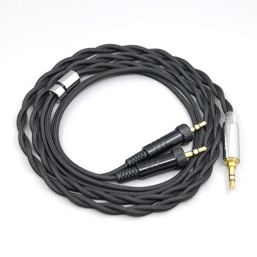 النايلون 99% الفضة النقية البلاديوم الجرافين الذهب درع سماعة كابل لسوني MDR-Z1R MDR-Z7 MDR-Z7M2 مع المسمار لإصلاح 8302