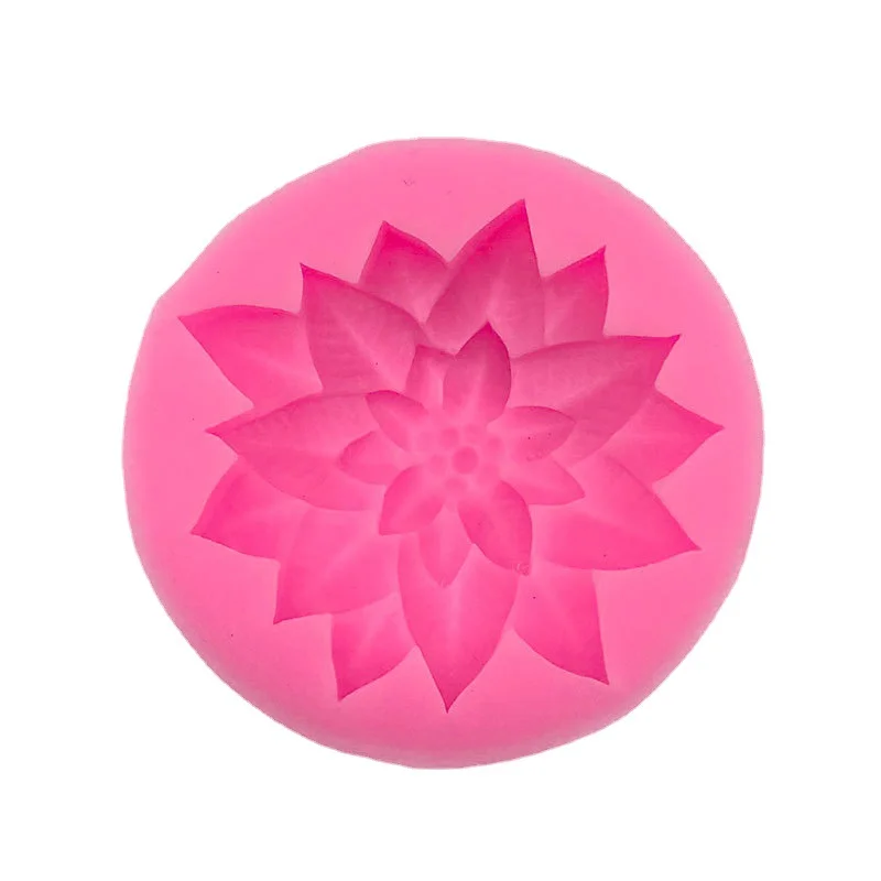 3D Simulation Orchid Silicone Mold Rose Flower Fondant Mold Phalaenopsis Candle Soap Candy Chocolate Cake Decoration Baking Tool