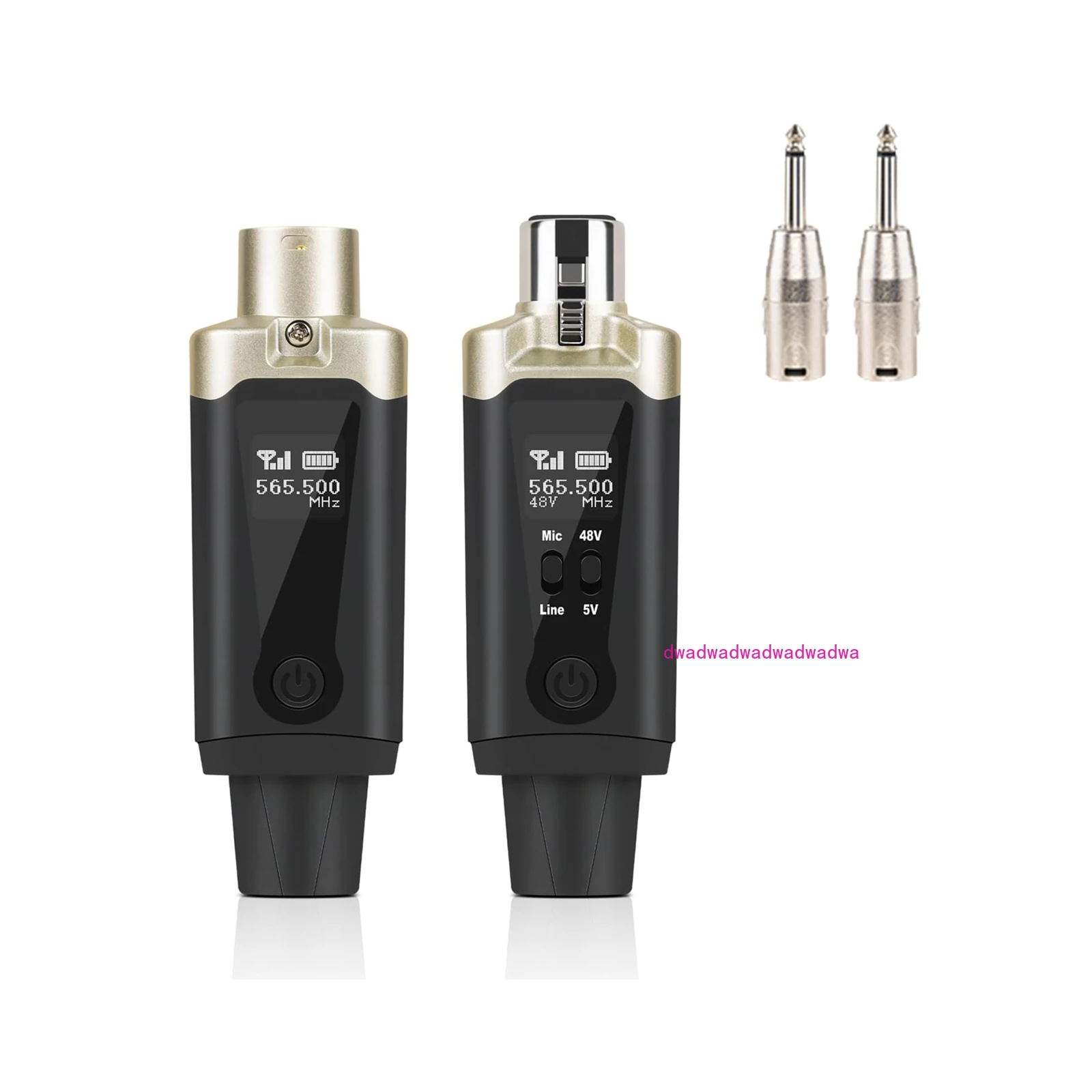 

SM01 UHF Wireless Microphone System XLR Transmitter and Receiver pick up for adptador sem fio para guitarra