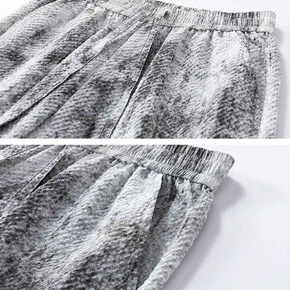 Summer Tie Dye Shorts Men Fashion Casual Hawaiian Beach Shorts Summer Short Pants Male Stretch Waist Bottom