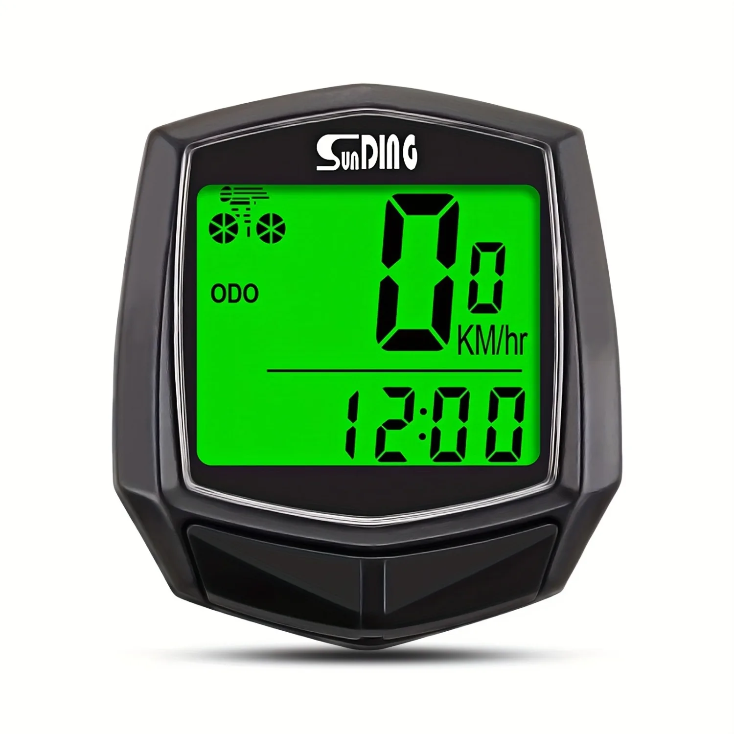 AliExpress NONE Bike Multifunctional Wired Computer Speedometer - Large Screen Display, Bike Accessories & Headlight & Tail Light Set