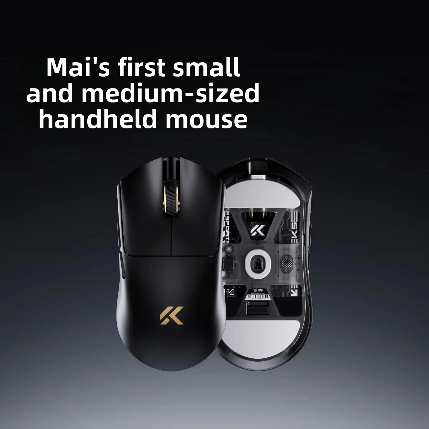 MCHOSE K5 Ultra Three-mode Mouse Collector's Edition Wireless Gaming Bluetooth Computer E-sports Dedicated Lightweight Office