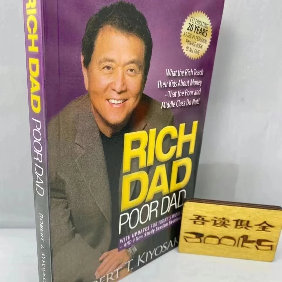 Rico papá pobre de Robert Kiyosaki: libro de finanzas personales más vendido, construye riqueza y lograr libertad financiera, libros en inglés