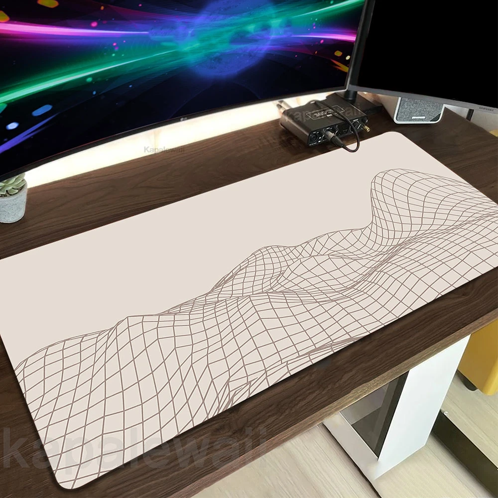 

Line Art Design Extended Mouse Pad Large Desk Mat Computer Deskmat Mousepad Gaming Accessories Pc Gamer Mouse Mat 30x60cm