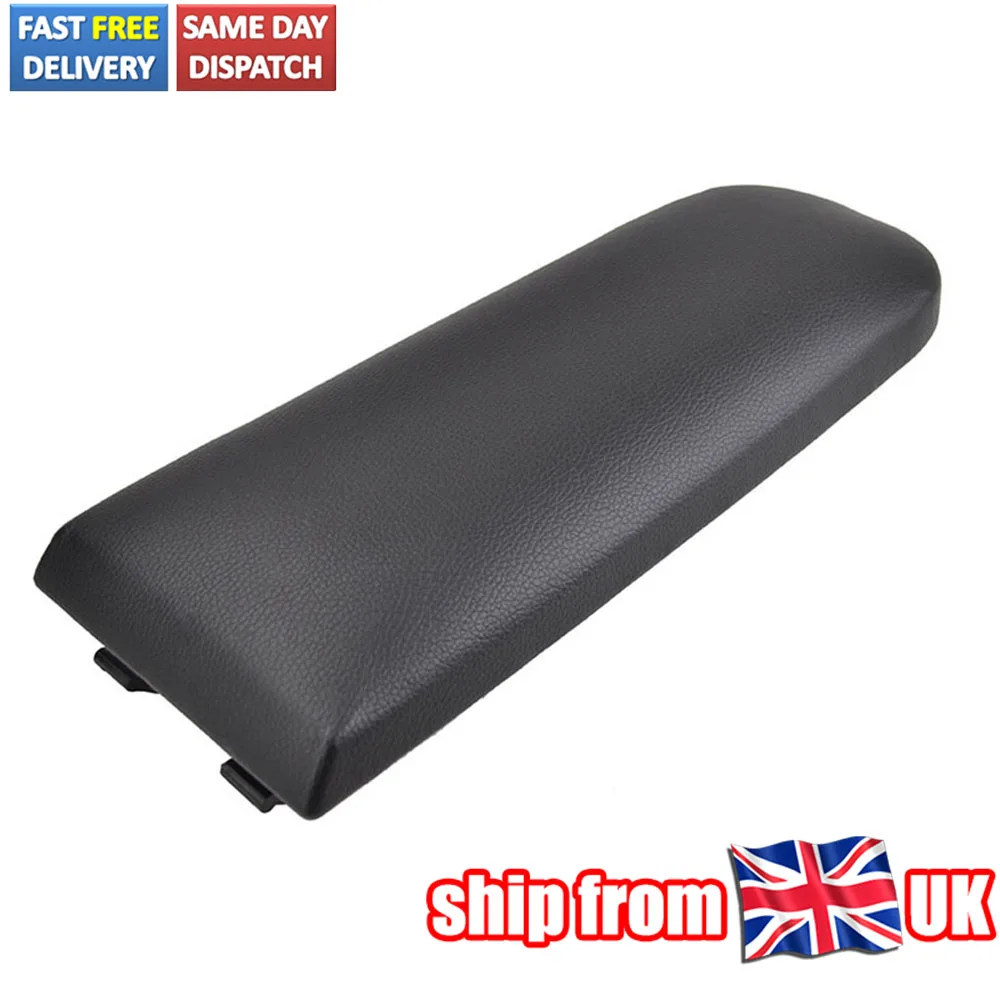 Car Armrest Cover Center Console Latch For VW Skoda Seat PU Leather Replacement