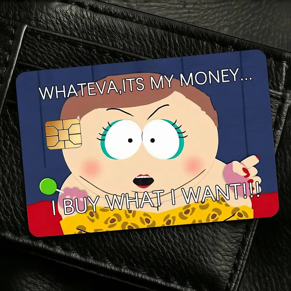 Take My Money Funny Meme Credit Skin Cover Card Stickers 4PCS Film Bus Pass Front Decoration Bank Debit Waterproof