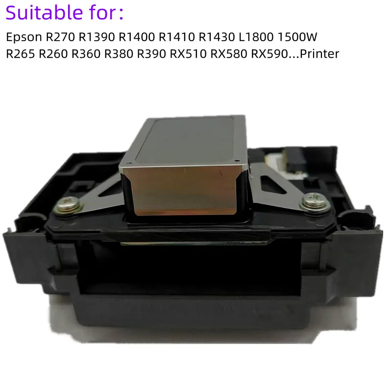 R1390 L1800 Printhead Printer Head for Epson R260 R265 R270 R360 R380 R390 R1400 R1410 R1430 R1500W RX590 RX580 RX510 Print Head