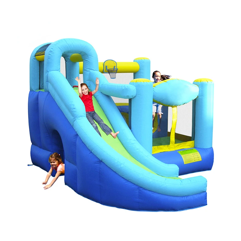 inflatable curious 5 in 1 jumping castle bounce house bouncer or combo for personal use