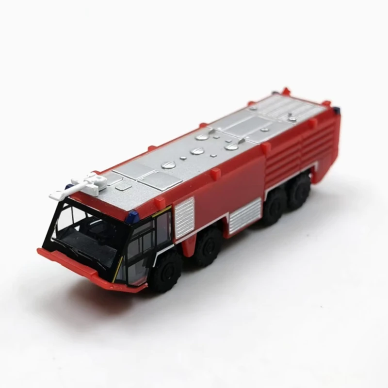 Herpa Diecast 1: 87 Escala Aeroporto motor de bombeiros Modelo de carro de liga vintage Decoração estática Brinquedos colecionáveis para presente