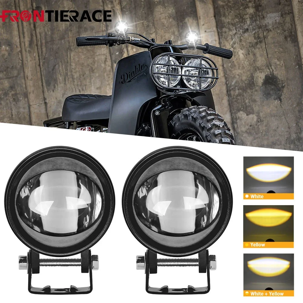 Motorcycle LED Headlights Driving High/Low Len Fog Lamps Led Lighthouse 4x4 Off Road Super Brighter 120W 6000K 12V 24V