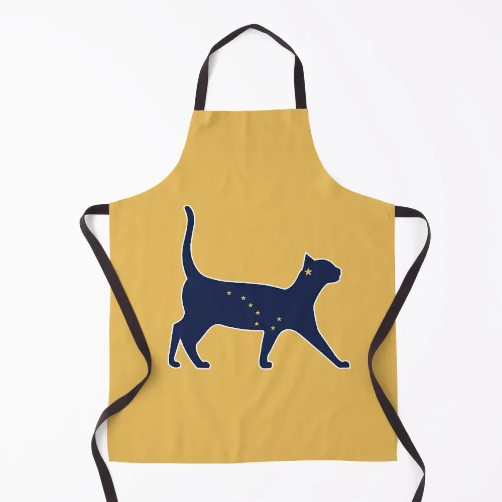 

Alaska State Flag for Cat Lovers Apron cookings for women Barista Things For The Home Kitchen Tools Accessories Apron