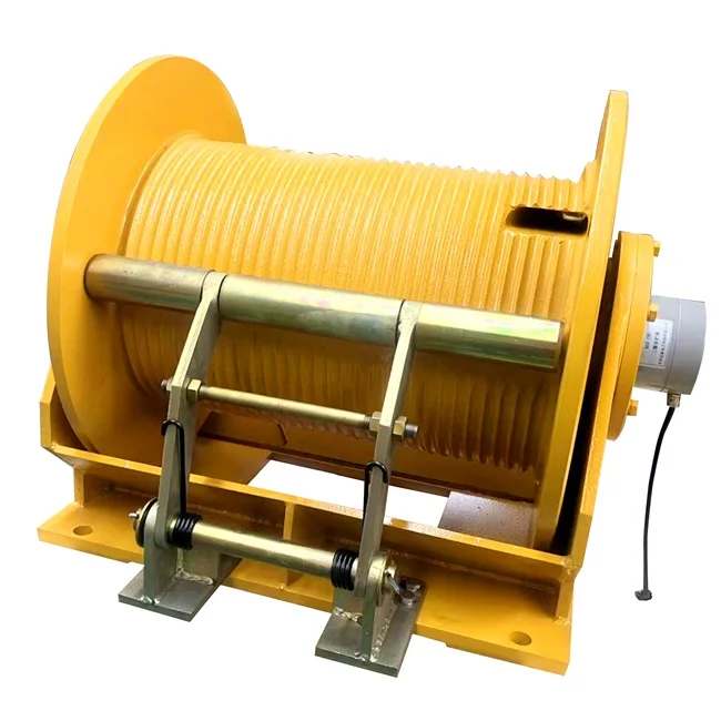 High Efficiency Industrial Hydraulic Winch Low Maintenance with Steel Wire Rope 160m 15mm Diameter Anchor Winch for Boat