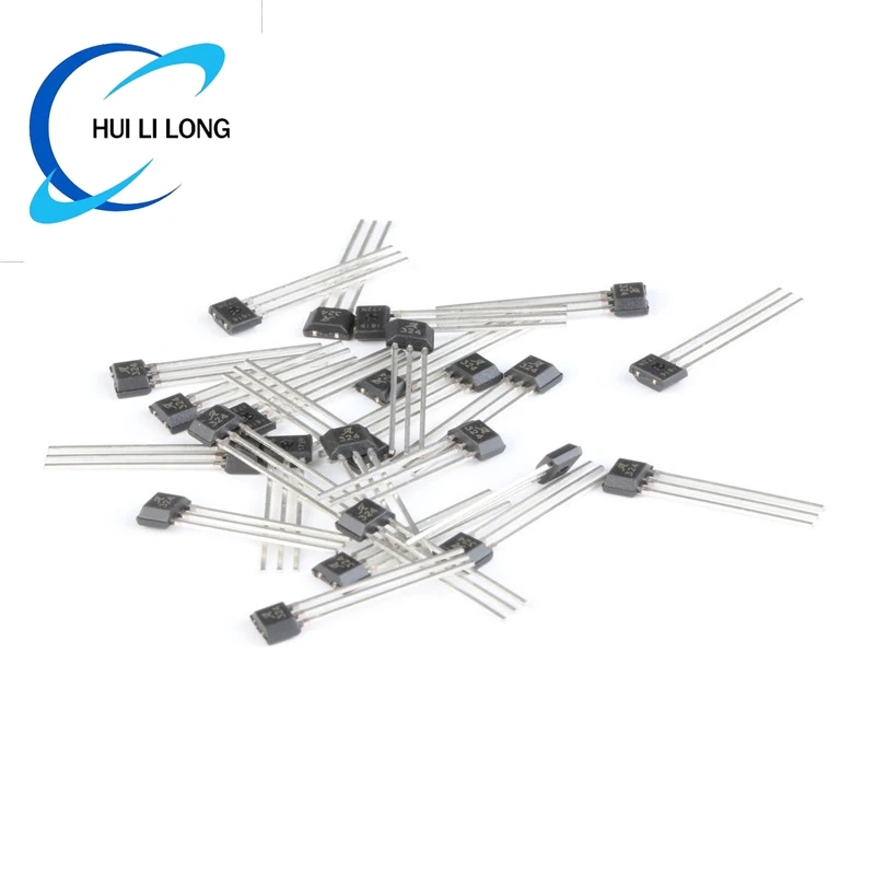 5pcs/1pc A1324LUA-T A1324LUA A1324 324 SIP-3 Hall Effect Sensor Low Noise Linear with Analog Output High precision Linearity IC