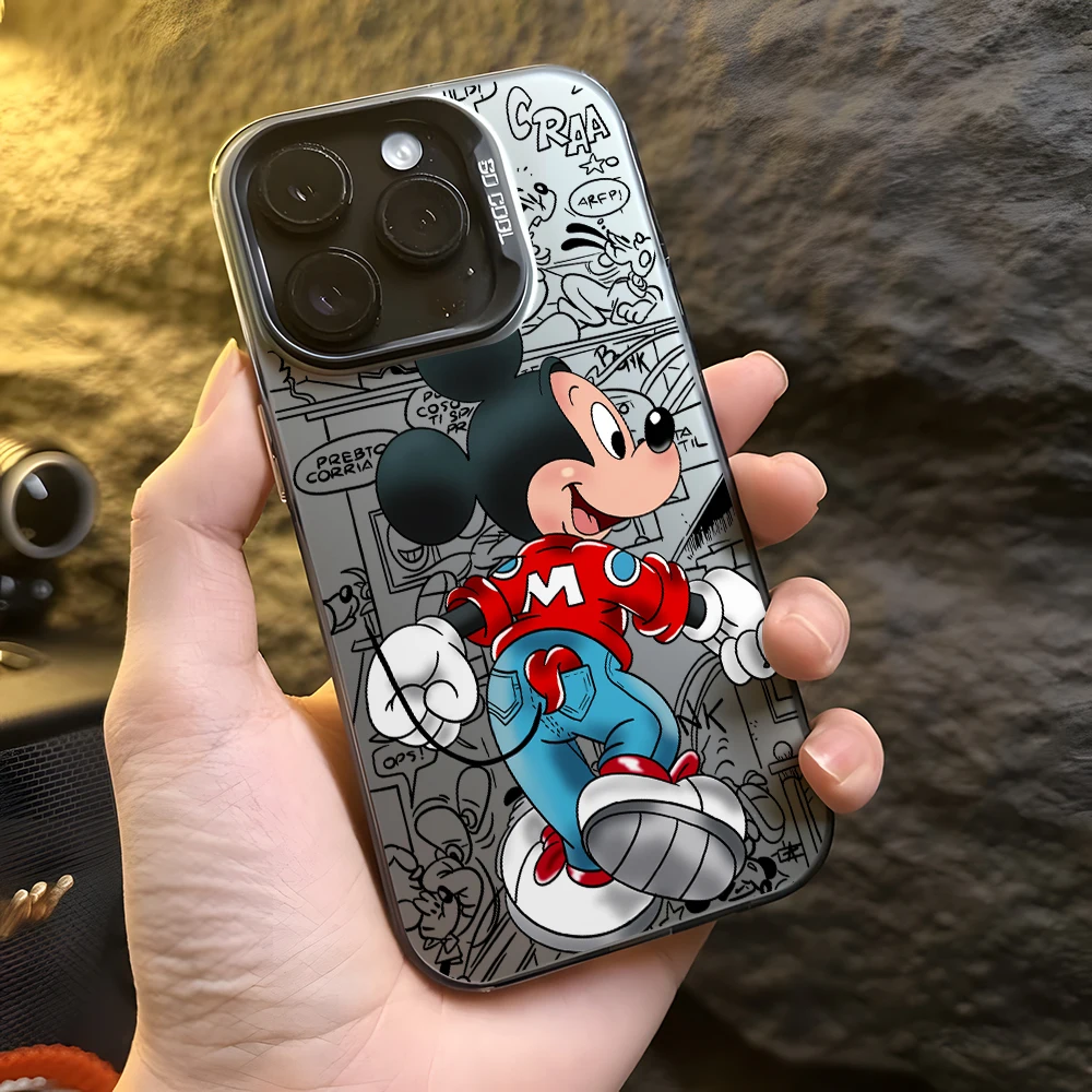 Mickey Minnie Comic Style Phone Case for Infinix Smart 9 8 7 Spark 30C 20 10 Play 6 Go Hot 50 40 30 i Itel S23 P36 A48 Cover