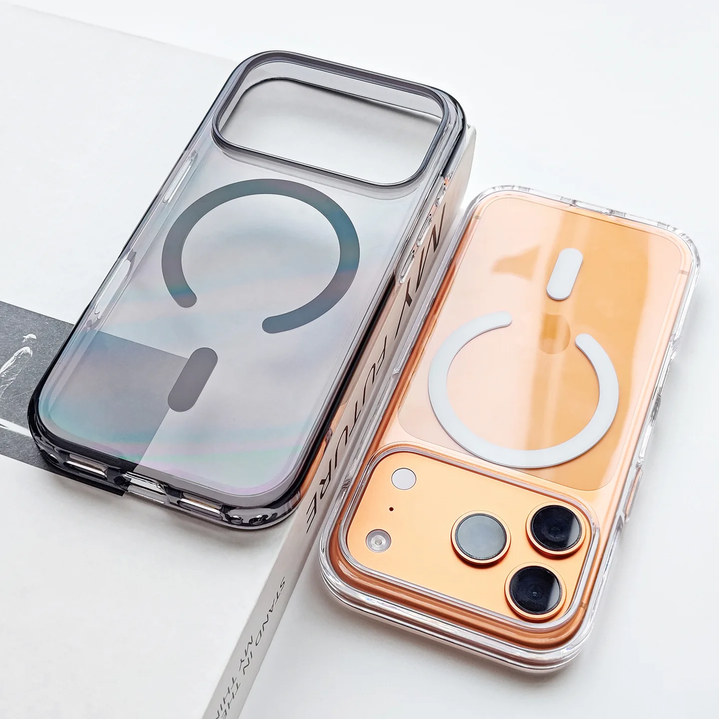 

Прозрачный магнитный чехол HD для iPhone 17 Pro Max, 17 Air, 17 Pro, 17 с поддержкой MagSafe, защита от пожелтения, ударопрочный, из ТПУ+ПК