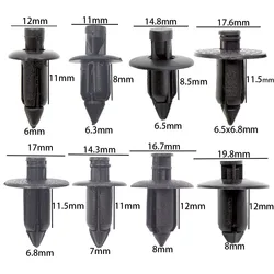 20szt 6mm 6.3mm 6.5mm 6.8mm 7mm 8mm Push-Type Plastikowy zapięcie Zderzak Błotnik Panel drzwi Klamra do Suzuki Mitsubishi Toyota