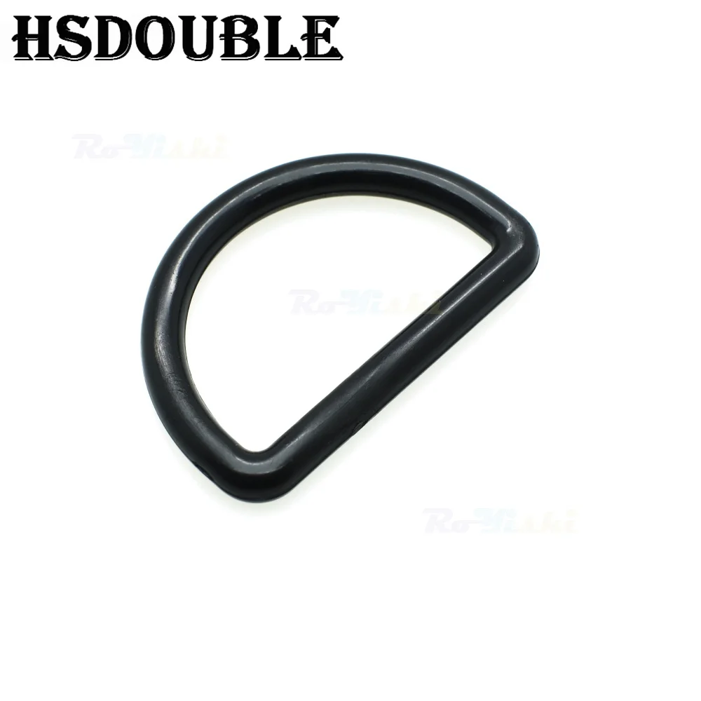 10 Pcs/Pack Plastic D-Ring Buckles Webbing Size 10mm 12mm 15mm 20mm 25mm 30mm 38mm 45mm Black