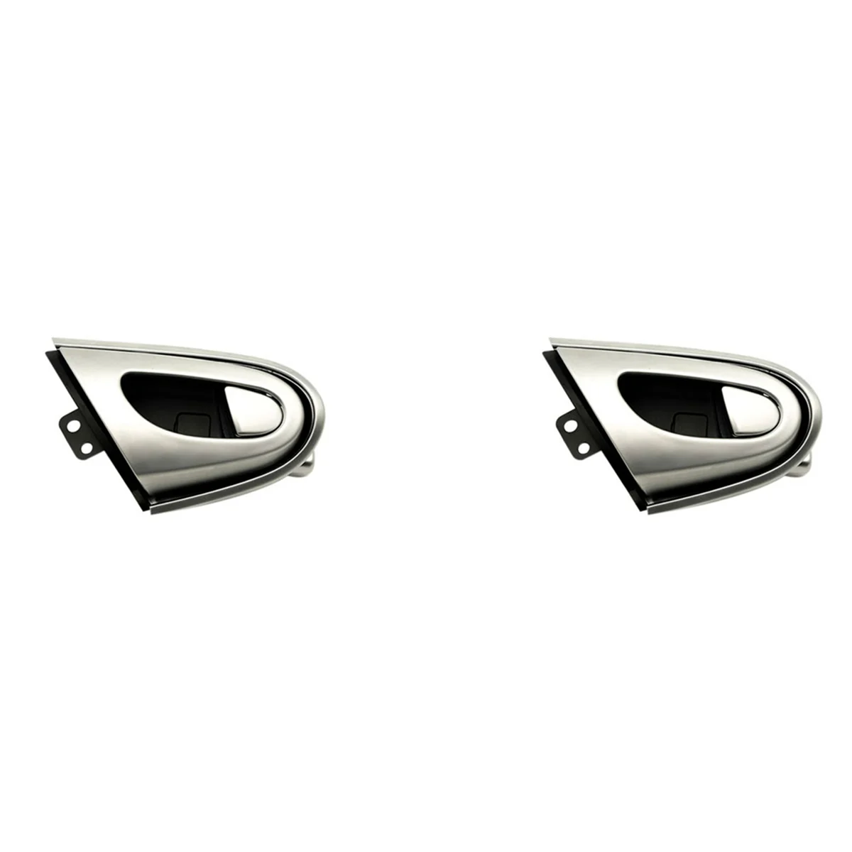 2X Car Right Inside Door Handle for Luxgen 7 SUV U7 2011-2017 Door Handle Chrom Eplate Inner Door Clasp