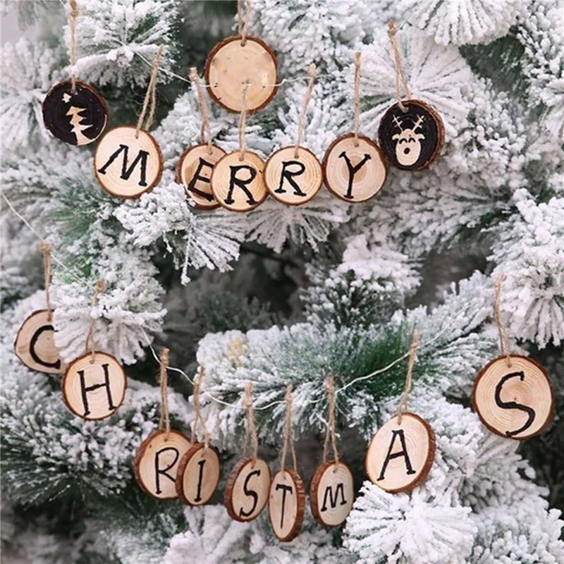 160Pcs 3-4CM Unfinished Natural Round Wood Slices Circles With Tree Bark Log Discs For DIY Crafts Home Party Decoration-AB01