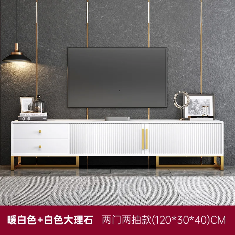 

TV cabinet Modern simple living room Home floor small apartment Light luxury coffee table TV cabinet
