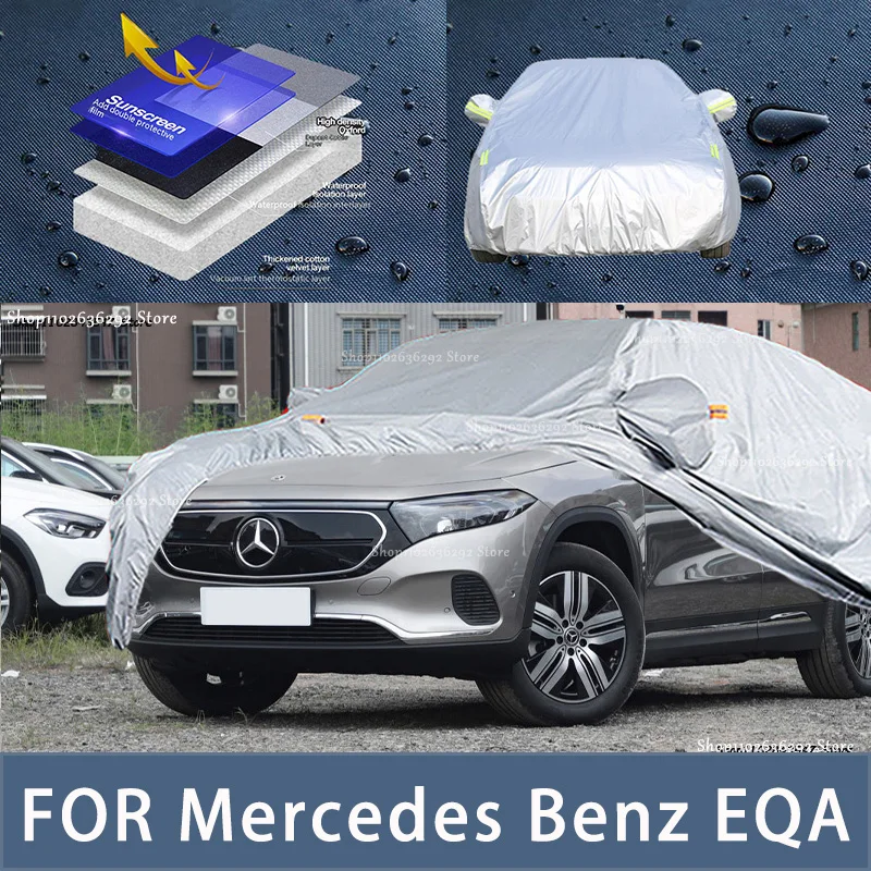 

For Mercedes Benz EQA Outdoor Protection Full Car Covers Snow Cover Sunshade Waterproof Dustproof Exterior Car accessories