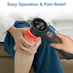 Professional Therapeutic Cold Laser Physiotherapy Relax Treatment Massager Laser Therapy Device 980nm 810nm 660nm for Body Pain