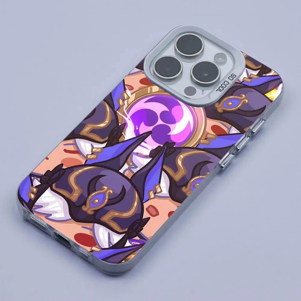 Funda para Teléfono Game GI Cyno para iPhone 17 16 15 14 13 12 11 X XR XS Air Pro Max Plus, Blanca, Colorida, Plateada