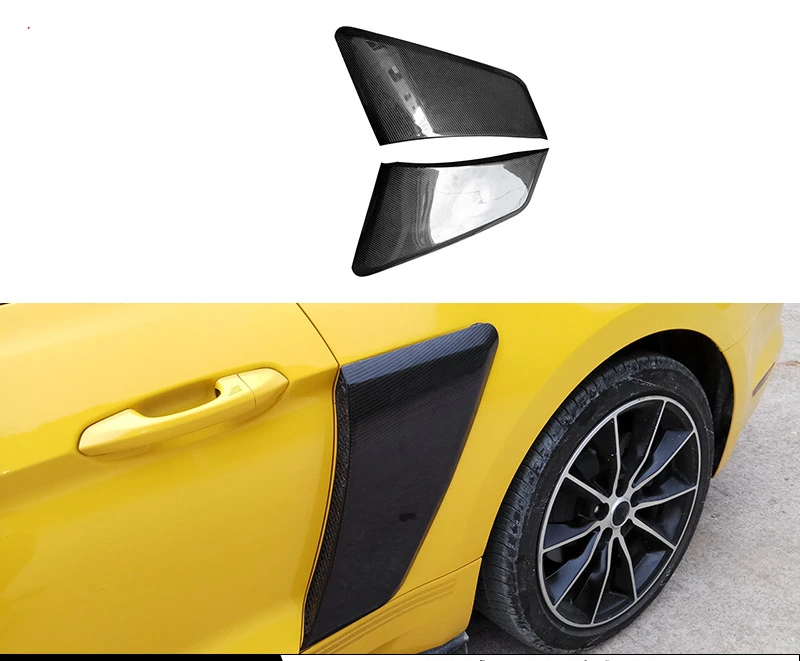 Suitable For 15-17 Ford Mustang Carbon Fiber Side Trend Trim Accessories Modified Exterior Trim