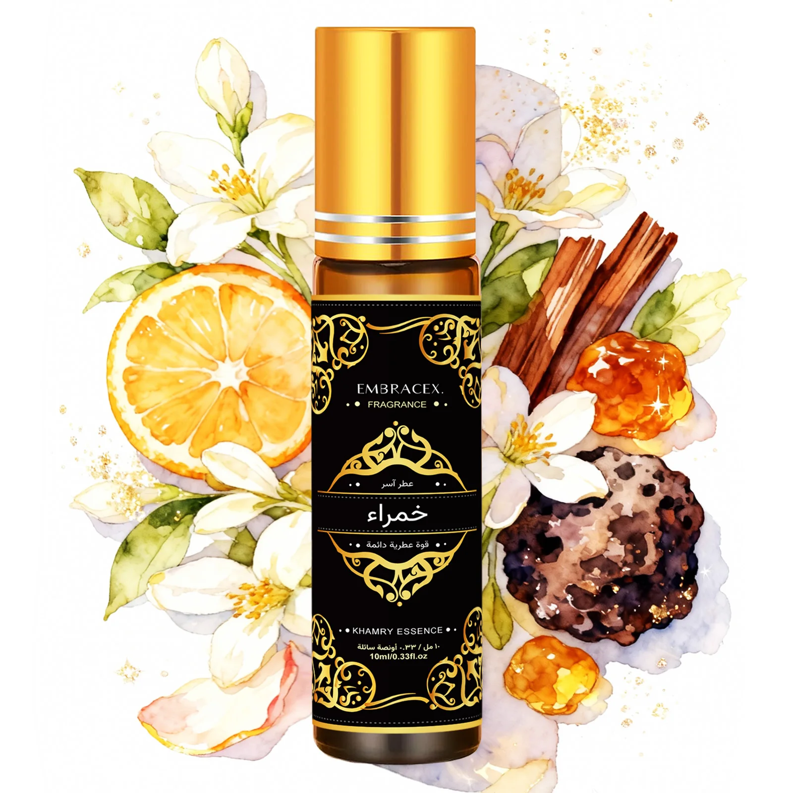 10ml Khamry Essence Roller Fragrance Oils خمراء Humidifier Eid Al-Fitr Gift Long Lasting Scent