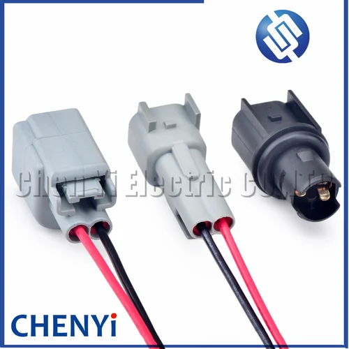 Imagen 2 del producto Conector de coche de 2 pines, lámpara de placa de matrícula, luces antiniebla, soporte de bombilla, enchufe 6R3Z-13411-BA para Ford Focus Mustang Mondeo Carnival