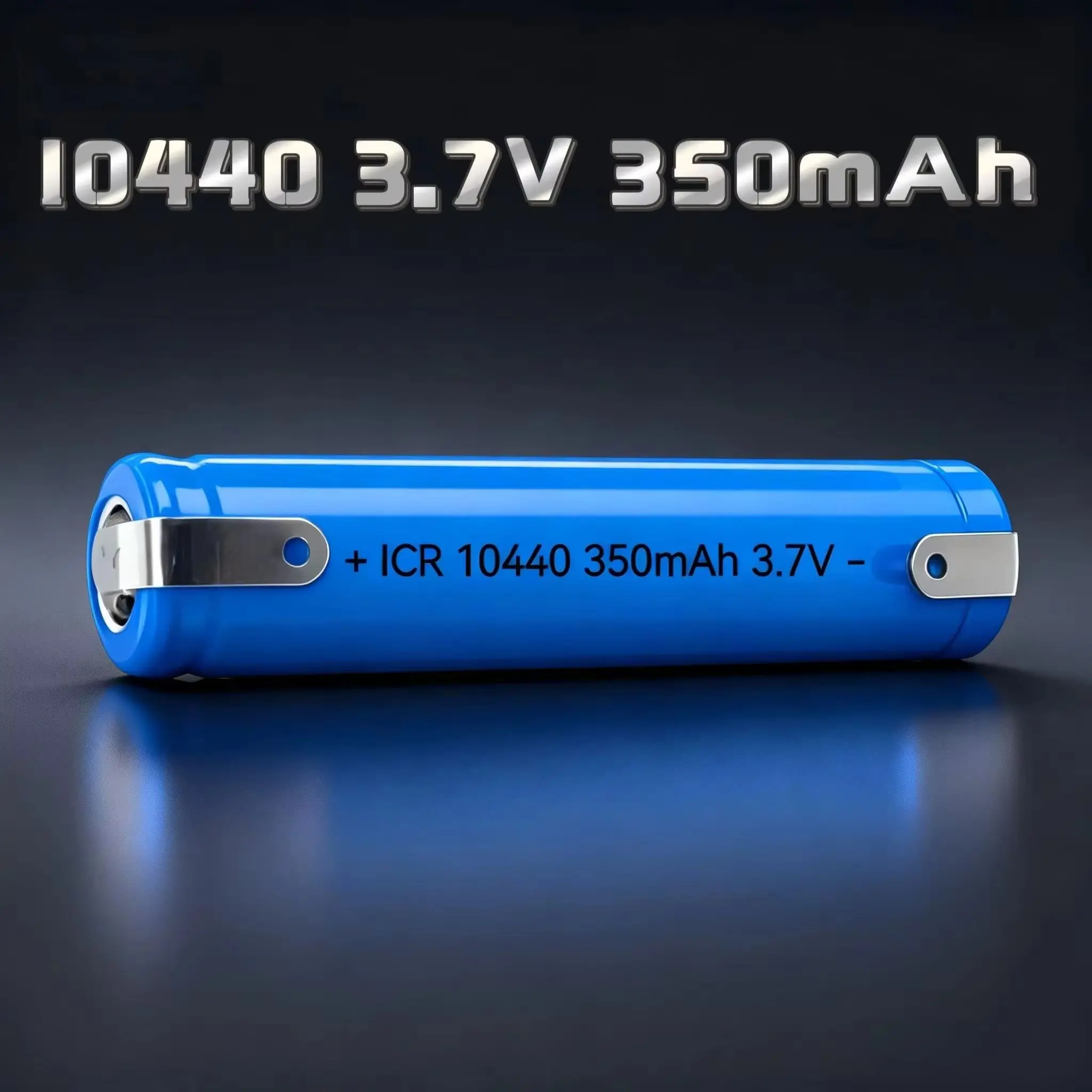 10440 3.7v 350mah bateria de lítio recarregável com abas de solda para escova de dentes elétrica barbeador espremedor microfone lanterna brinquedo