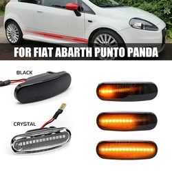 Dynamic LED Front Side Marker Lamp Turn Signal Flashing Light For Fiat Panda Punto Evo Stilo Qubo Peugeot Citroen Lancia Musa