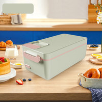 Outdoor Electric Lunch Box, 3200 Mah (3 Units), 1 L, Keeps Hot for 6 Hours or Heats for 1 Hours