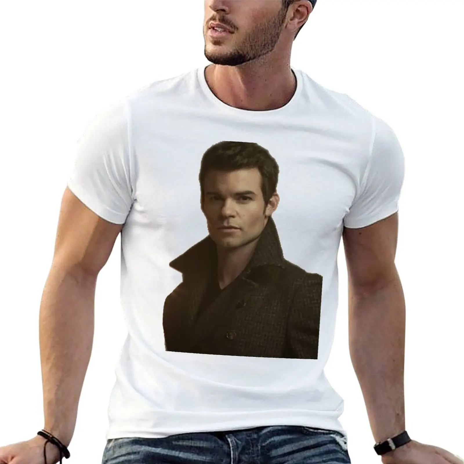 Hard ever Look of Elijah || TVD T-Shirt Minimalist Casual Short Sleeve Top