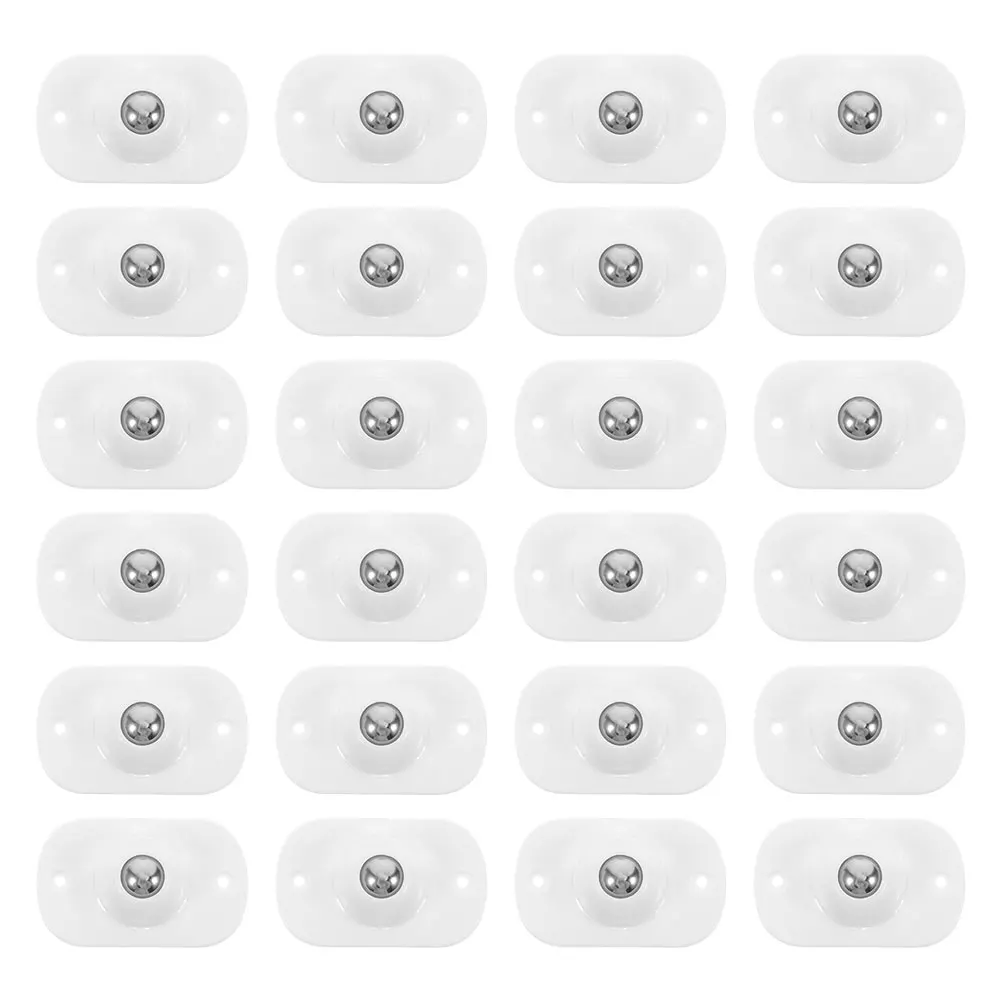 

32pcs Mini Self Adhesive Casters Strong Adhesive Ultra Quiet Furniture Caster Trash Can Storage Swivel Silent Wheels Smooth