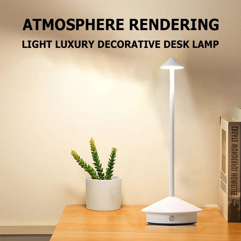 充電式LEDタッチテーブルランプ,装飾的なType-Cデスクランプ,クリエイティブなダイニングランプ,ホテルのバー,コーヒー