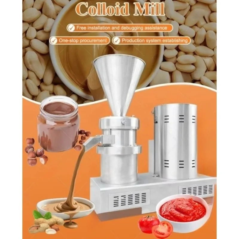 Customize Multi-functional Single Phase 50kg/hr Groundnut Grinder Mill Make Peanut Butter Maker Machine Price
