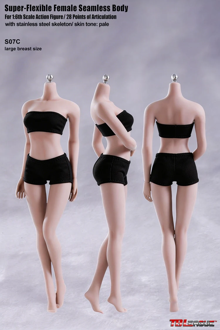 TBLeague Phicen 1/6 女性シームレスペールサンタンボディ TBL PH