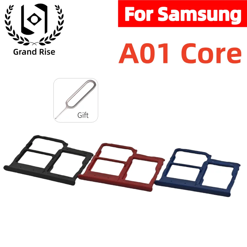 

Лоток для SIM-карты для Samsung Galaxy A01 Core A013 A013G A013F, держатель ящика для чипа SIM-карты Micro SD